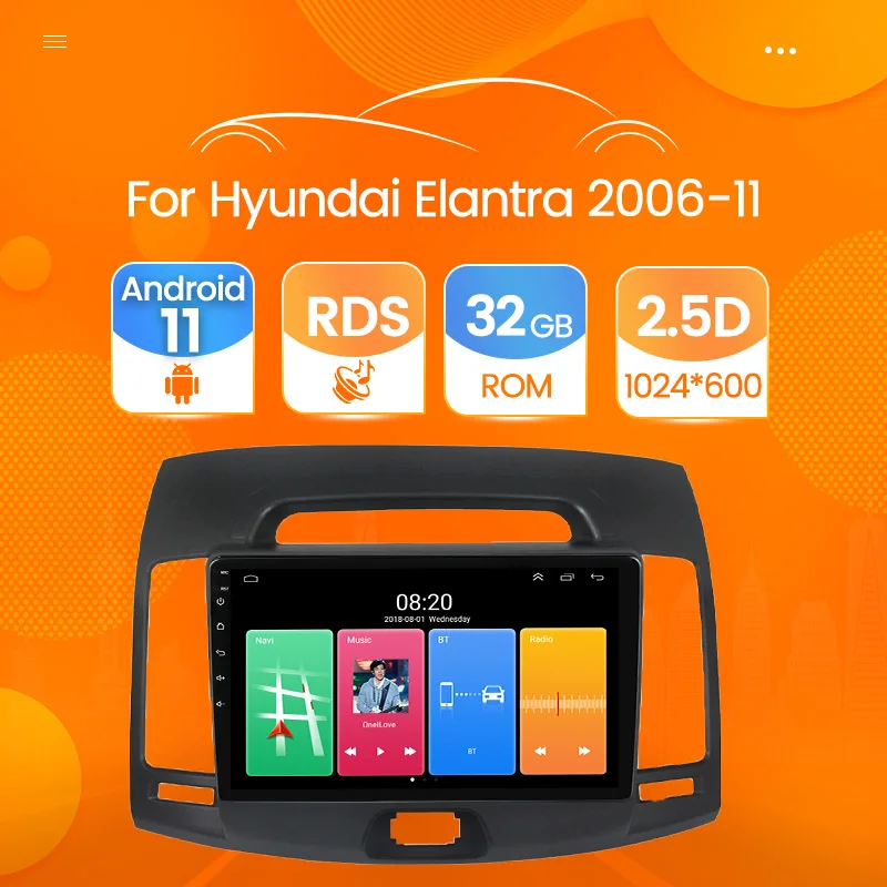 Автомагнитола 9 "RDS, 2din, Android 11, мультимедийный видеоплеер с GPS-навигацией для Hyundai Elantra 2006-2011, стереомагнитола, Авторадио
Автомагнитола 9 "RDS, 2din, Android 11, мультимедийный видеоплеер с GPS-навигацией для Hyundai Elantra 2006-2011, стереомагнитола, Авторадио