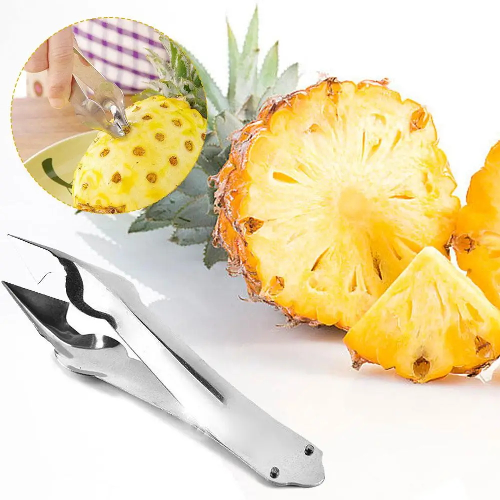 

Stainless Steel Strawberry Huller Fruit Peeler Pineapple Gadgets Corer New Cutter Clips Pineapple Knife Kitchen Slicer Slic X3T8