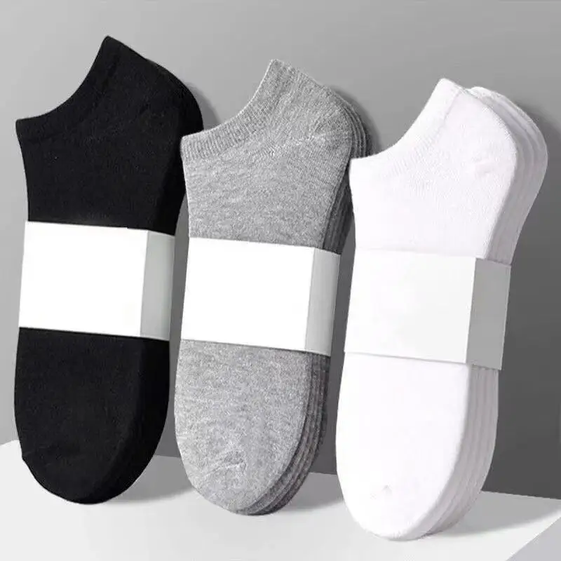 5 Pairs Black White and Gray Men's Socks Spring Summer Autumn and Winter Four Seasons Solid Color Men's Short Tube Ankle Socks
5 Pairs Black White and Gray Men's Socks Spring Summer Autumn and Winter Four Seasons Solid Color Men's Short Tube Ankle Socks