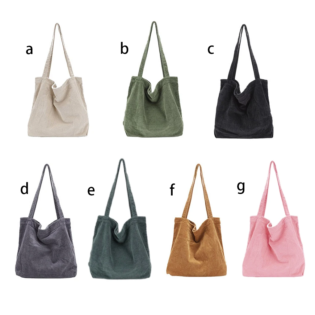 Women Shoulder Bag Corduroy Large Capacity Shopping Date School Fashion Simple Keys Mobile Phone Tote Reusable Handbag
Women Shoulder Bag Corduroy Large Capacity Shopping Date School Fashion Simple Keys Mobile Phone Tote Reusable Handbag