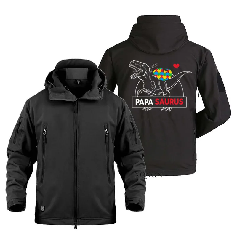 Papasaurus Dinosaur Dad Autism Awareness PaPa Saurus New Shark Skin 2022 Military Outdoor Waterproof SoftShell Jackets for Men
Papasaurus Dinosaur Dad Autism Awareness PaPa Saurus New Shark Skin 2022 Military Outdoor Waterproof SoftShell Jackets for Men