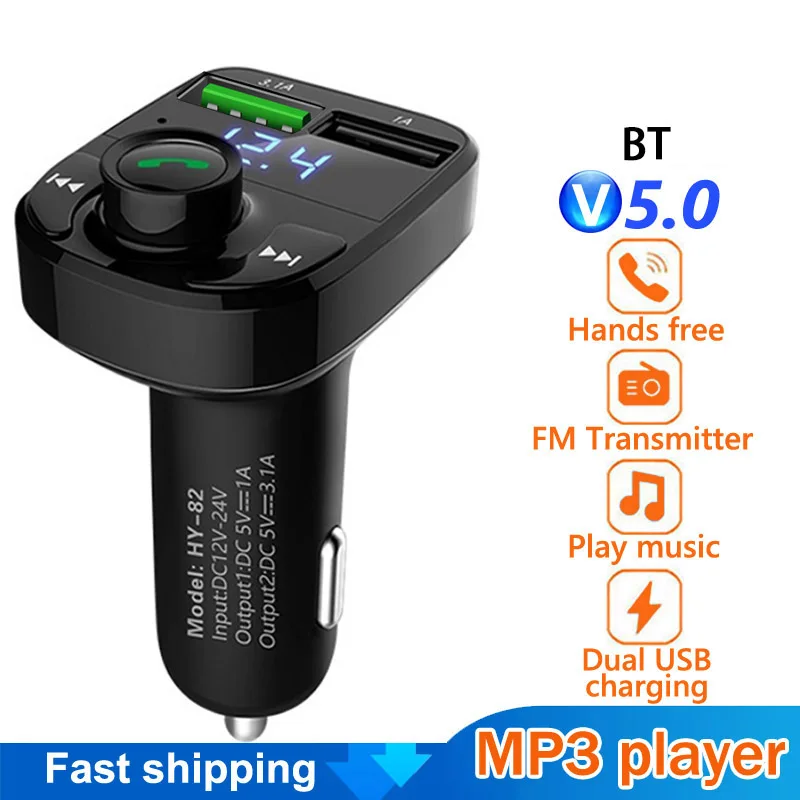 TTFTFP Car Bluetooth FM Transmitter MP3 Player QC3.0 Fast Charger Adapter MIC Hands-Free Calling Support SD Card USB Disk
TTFTFP Car Bluetooth FM Transmitter MP3 Player QC3.0 Fast Charger Adapter MIC Hands-Free Calling Support SD Card USB Disk