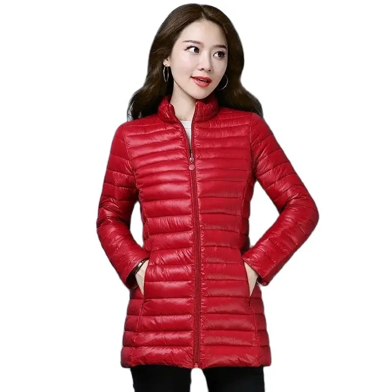Winter Women's Thin Padded Puffer Jacket Coats Lady Long Parka Outdoor Warm Clothing Female Portable Ultralight Outwear 2022 New
Winter Women's Thin Padded Puffer Jacket Coats Lady Long Parka Outdoor Warm Clothing Female Portable Ultralight Outwear 2022 New