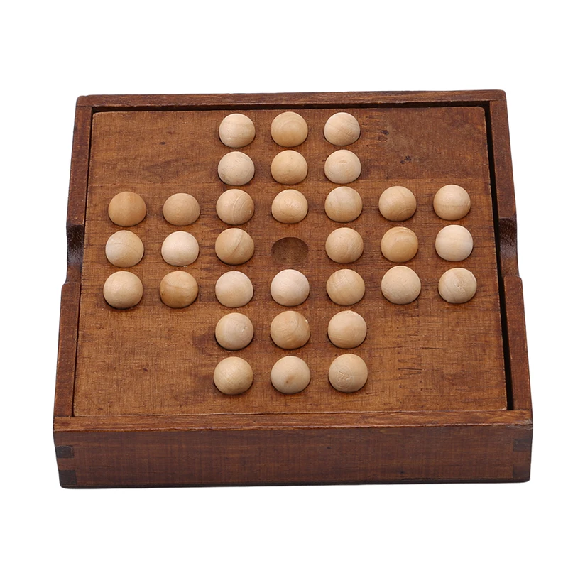 Hot European Wood Puzzles Classic Toys Marble Solitaire Chess Puzzles Games Intelligence Entertainment Toys For Children Adults
Hot European Wood Puzzles Classic Toys Marble Solitaire Chess Puzzles Games Intelligence Entertainment Toys For Children Adults