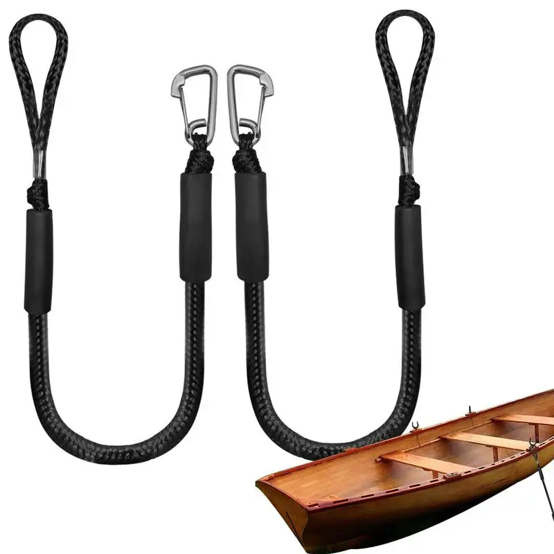 4ft Boat Bungee Dock Lines With Stainless Steel Clip Marine Mooring Rope For Kayak Anchor Rope Cord Dockline Boats 2PCS
4ft Boat Bungee Dock Lines With Stainless Steel Clip Marine Mooring Rope For Kayak Anchor Rope Cord Dockline Boats 2PCS