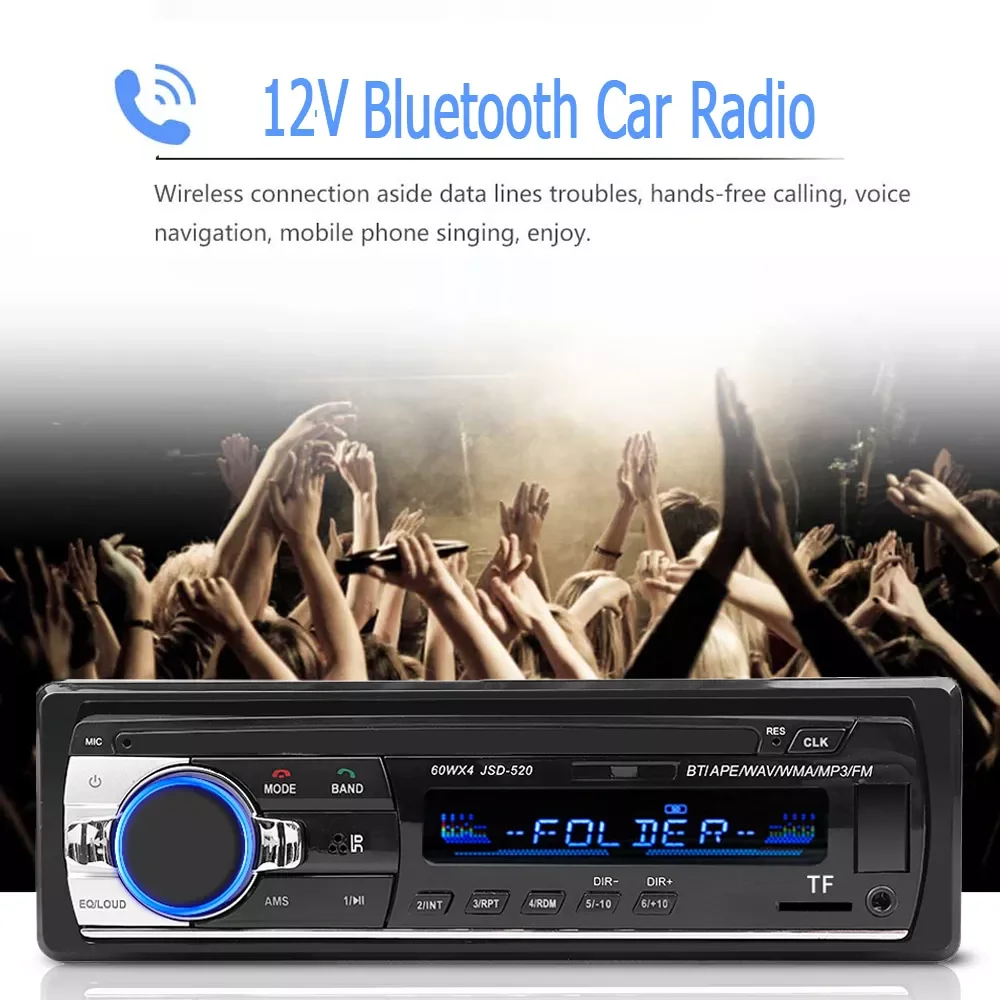Автомагнитола NEW2023 12 В JSD 520 стерео 1 Din автомобильный радиоприемник Bluetooth Fm Aux вход Автомобильный приемник аудио TF Usb Mp3 Mmc Wma Handsfre
Автомагнитола NEW2023 12 В JSD 520 стерео 1 Din автомобильный радиоприемник Bluetooth Fm Aux вход Автомобильный приемник аудио TF Usb Mp3 Mmc Wma Handsfre