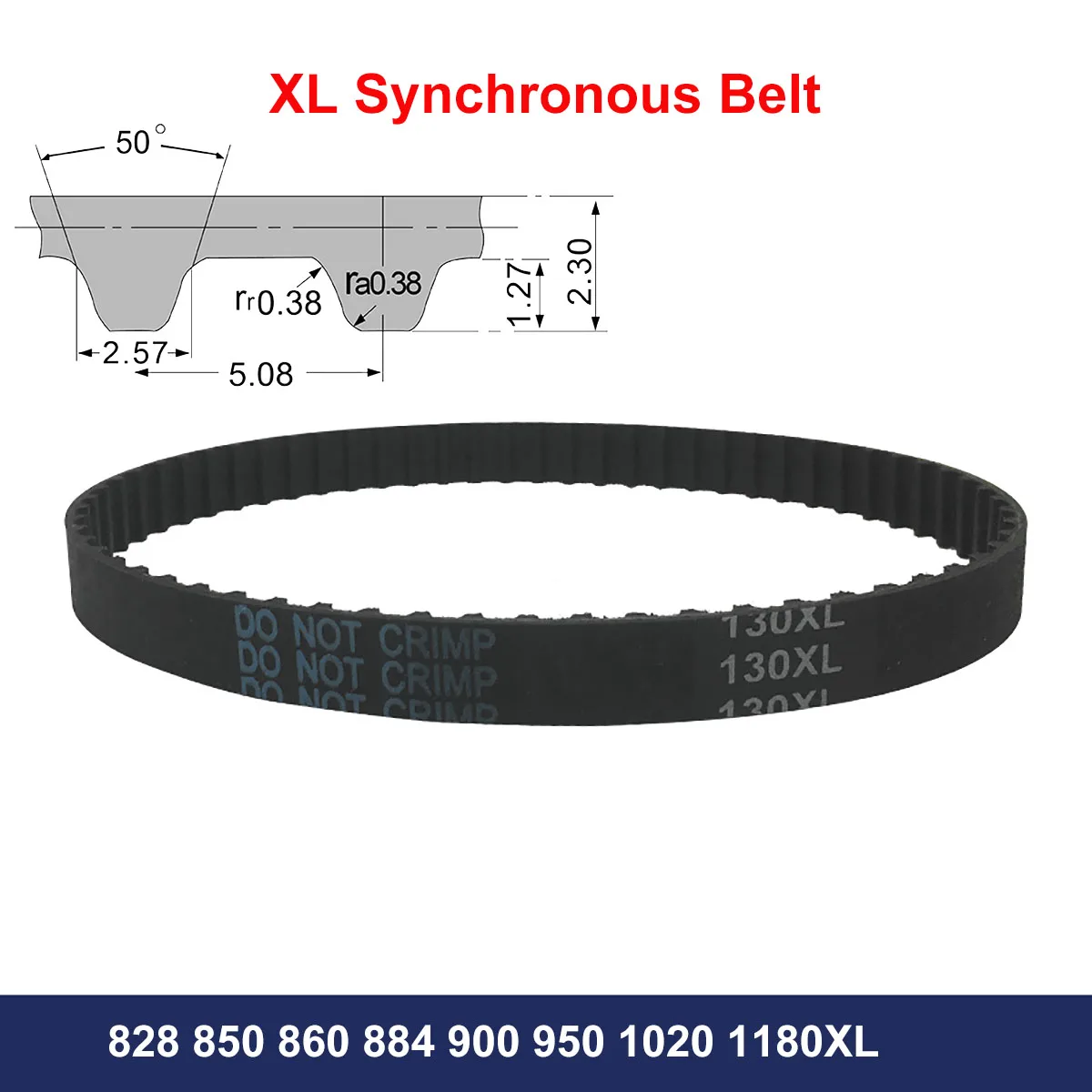 1Pcs XL Timing Belt 828 850 860 884 900 950 1020 1180XL Width 10mm 12.7mm Rubber Synchronous Belt Drive Belt
1Pcs XL Timing Belt 828 850 860 884 900 950 1020 1180XL Width 10mm 12.7mm Rubber Synchronous Belt Drive Belt