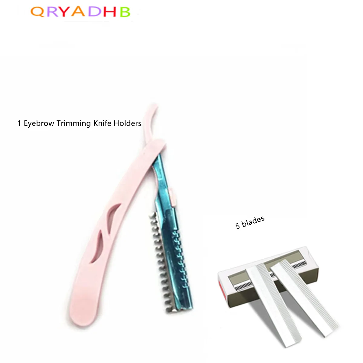 Photo studio Beauty tool Fine Tooth macro Hollow Comfortable handle Eyebrow Trimmer (1 eyebrow trimming knife holder, 5 blades)
Photo studio Beauty tool Fine Tooth macro Hollow Comfortable handle Eyebrow Trimmer (1 eyebrow trimming knife holder, 5 blades)