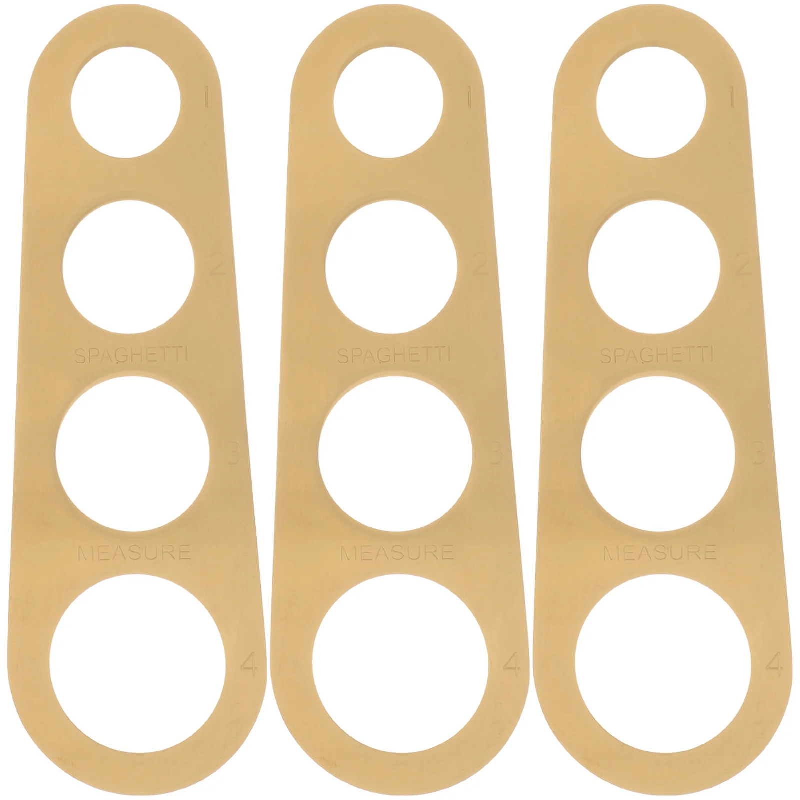 3pcs Stainless Steel Spaghetti Measuring Noodles Tool 4 Holes Noodle Measure Tool
3pcs Stainless Steel Spaghetti Measuring Noodles Tool 4 Holes Noodle Measure Tool