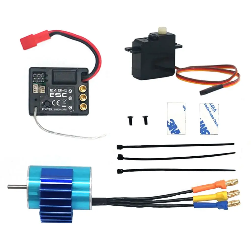Brushless Motor with ESC Metal Heatsink 17g Servo Spare Parts for SG1603 SG1604 RC Car Replace Accessories
Brushless Motor with ESC Metal Heatsink 17g Servo Spare Parts for SG1603 SG1604 RC Car Replace Accessories