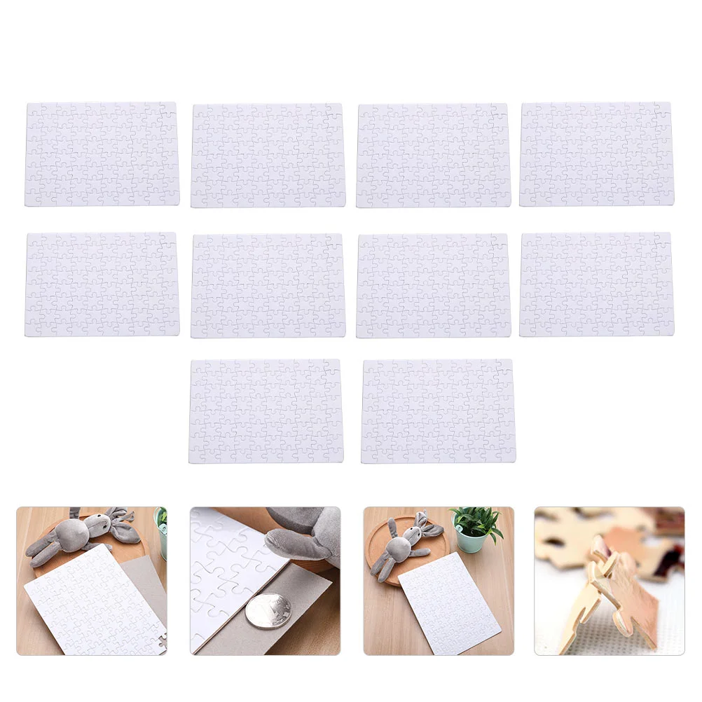 10 Pcs Puzzle Blank Sublimation Puzzle Heat Press Transfer Papers Papers Jigsaw Puzzle for Kids
10 Pcs Puzzle Blank Sublimation Puzzle Heat Press Transfer Papers Papers Jigsaw Puzzle for Kids