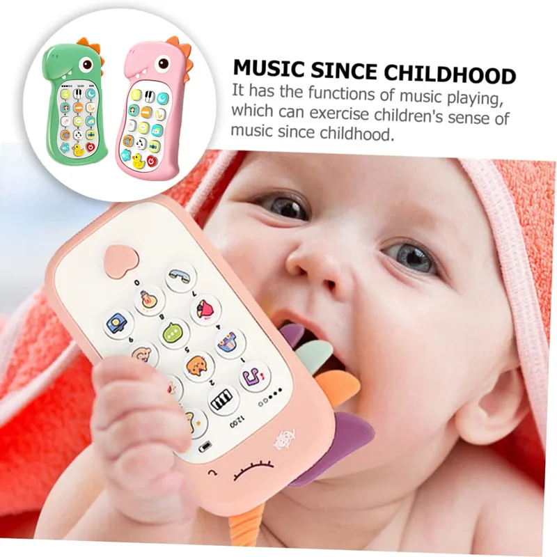 Baby Phone Toy Music Sound Telephone Sleeping Toys with Teether Simulation Cell Phone Toys Infant Early Educational Toy for Kids
Baby Phone Toy Music Sound Telephone Sleeping Toys with Teether Simulation Cell Phone Toys Infant Early Educational Toy for Kids