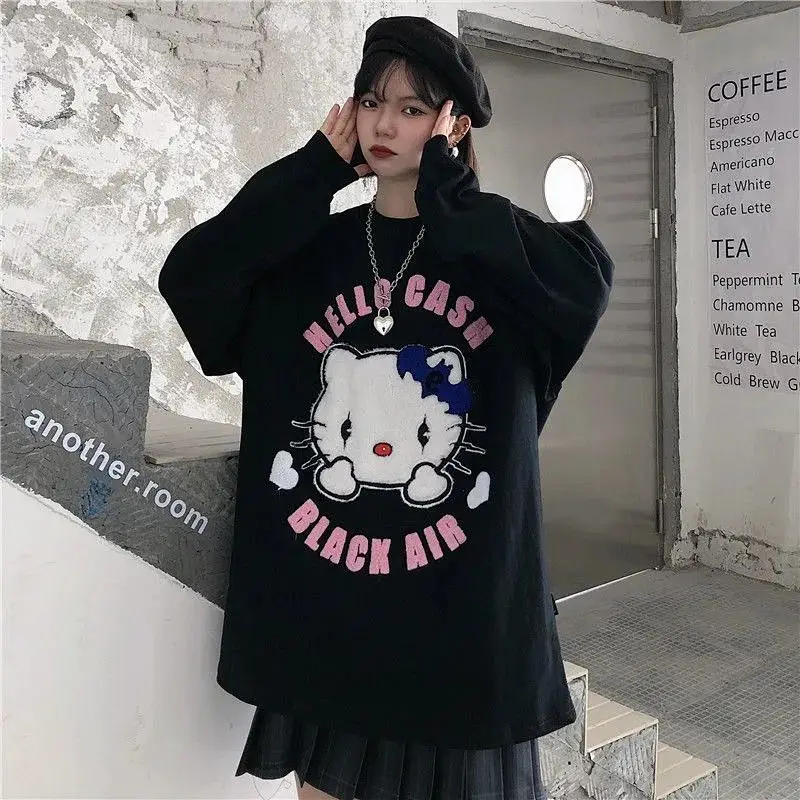 Kawaii Sanrio Hello Kittys Autumn and Winter Student Hooded Sweater Loose Couple Cute Girls Cartoon Cute White and Pink Hoodie
Kawaii Sanrio Hello Kittys Autumn and Winter Student Hooded Sweater Loose Couple Cute Girls Cartoon Cute White and Pink Hoodie