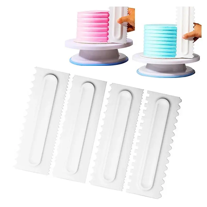 Plastic Butter Cake Cream Spatula Baking Accessories Kitchen Gadgets Cake Scraper Smoother Fondont Cake Decorating Tools
Plastic Butter Cake Cream Spatula Baking Accessories Kitchen Gadgets Cake Scraper Smoother Fondont Cake Decorating Tools