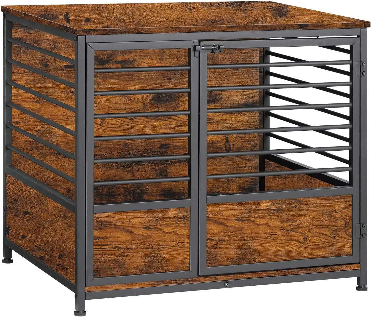 Medium Dog Crate Cage Living Room Side End Table, Brown 
Medium Dog Crate Cage Living Room Side End Table, Brown