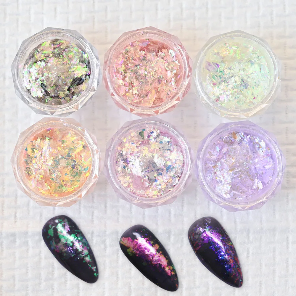 10g Sparkly Holographic Nails Glitter Sequins Color Art Mermaid Flakes DIY Design Manicure Shiny Decoration Nail Accessories R#1
10g Sparkly Holographic Nails Glitter Sequins Color Art Mermaid Flakes DIY Design Manicure Shiny Decoration Nail Accessories R#1