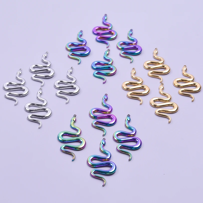 5pcs/Lot Meander Serpent Snake Pendants Stainless Steel Charms For Jewelry Making Supplies DIY Boho Accessories Vintage Necklace
5pcs/Lot Meander Serpent Snake Pendants Stainless Steel Charms For Jewelry Making Supplies DIY Boho Accessories Vintage Necklace