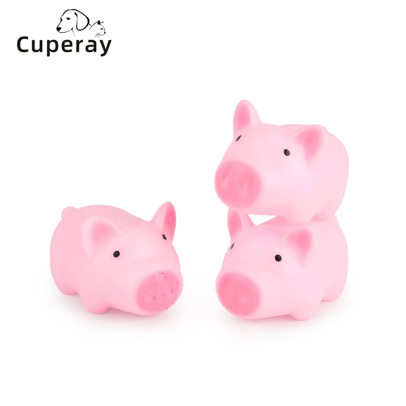 

10pcs/lot Latex Grunting Pig Sound Play Dog Toy,Spueaky Dog Toy,Squeeze Pig Toy for Dogs,Pig Dog Toy That Oinks MIni Pig Dog Toy