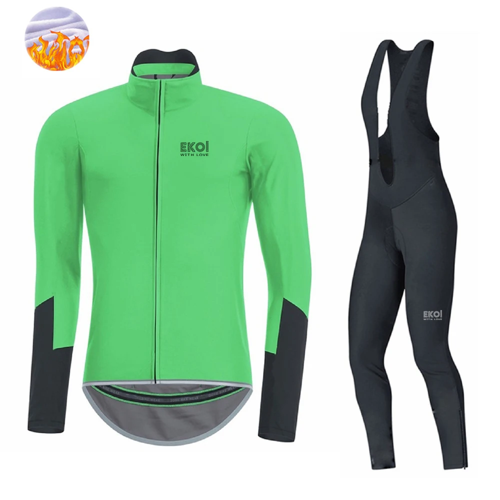 Winter Cycling Jersey 2024 EKOI WITH LOVE Bib Pants suit Men's Clothing Fleece Thermal Mountain Riding Bike Ropa Uniform
Winter Cycling Jersey 2024 EKOI WITH LOVE Bib Pants suit Men's Clothing Fleece Thermal Mountain Riding Bike Ropa Uniform