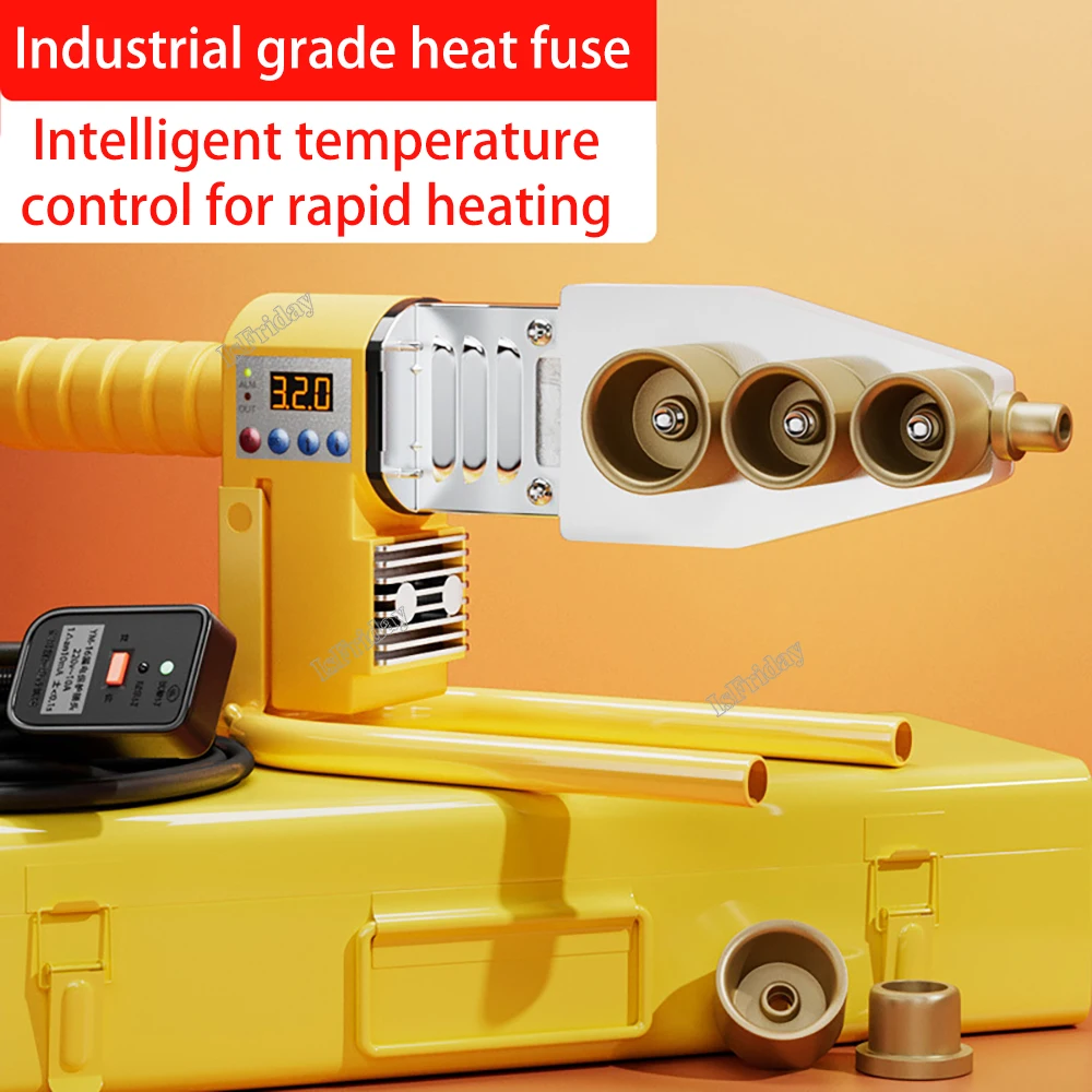 Pipe Welding Machine 1000W Pipe Soldering Iron Plastic Welding PB/PP/PE/PPR Pipe Heating Hot Melting Tool 63/32 Type Abrasives
Pipe Welding Machine 1000W Pipe Soldering Iron Plastic Welding PB/PP/PE/PPR Pipe Heating Hot Melting Tool 63/32 Type Abrasives
