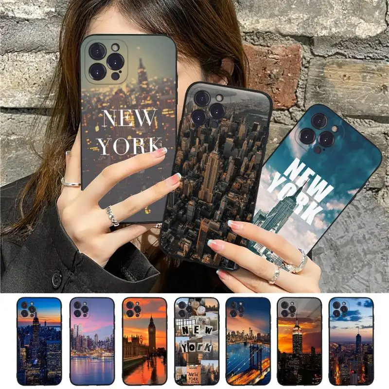 FHNBLJ NEW YORK city Phone Case For iPhone 13 Pro MAX 14 11 12 Mini X XS XR 6 7 8 Plus SE 2020 Soft TPU Cover 
FHNBLJ NEW YORK city Phone Case For iPhone 13 Pro MAX 14 11 12 Mini X XS XR 6 7 8 Plus SE 2020 Soft TPU Cover