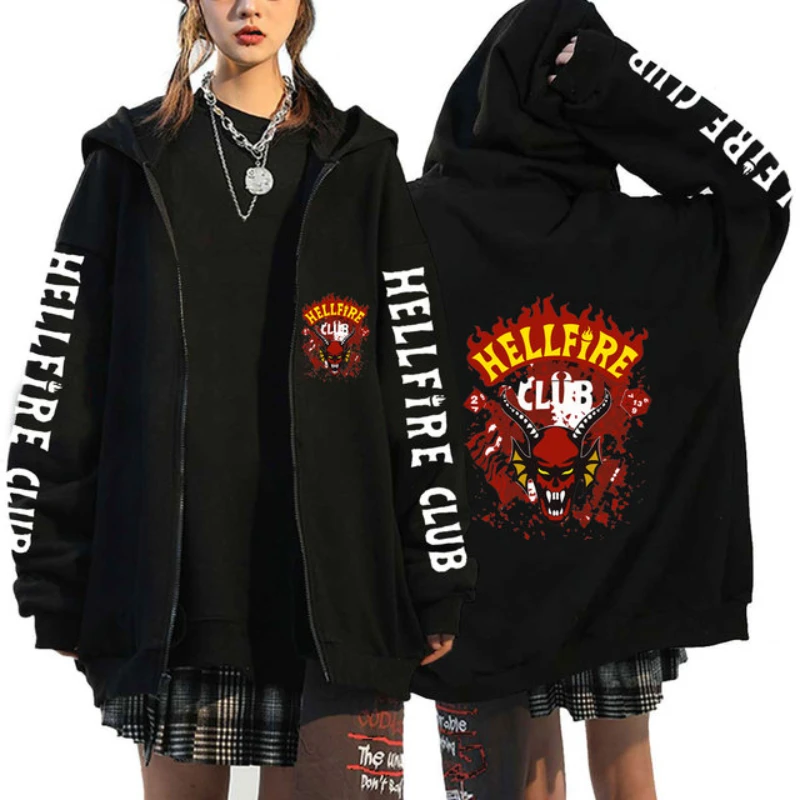 Zip Hoodie Stranger Things 4 Hellfire Club Harajuku Hoodies Zipup Sweatshirt Oversized Sportswears Oversize Sports Hoodie
Zip Hoodie Stranger Things 4 Hellfire Club Harajuku Hoodies Zipup Sweatshirt Oversized Sportswears Oversize Sports Hoodie