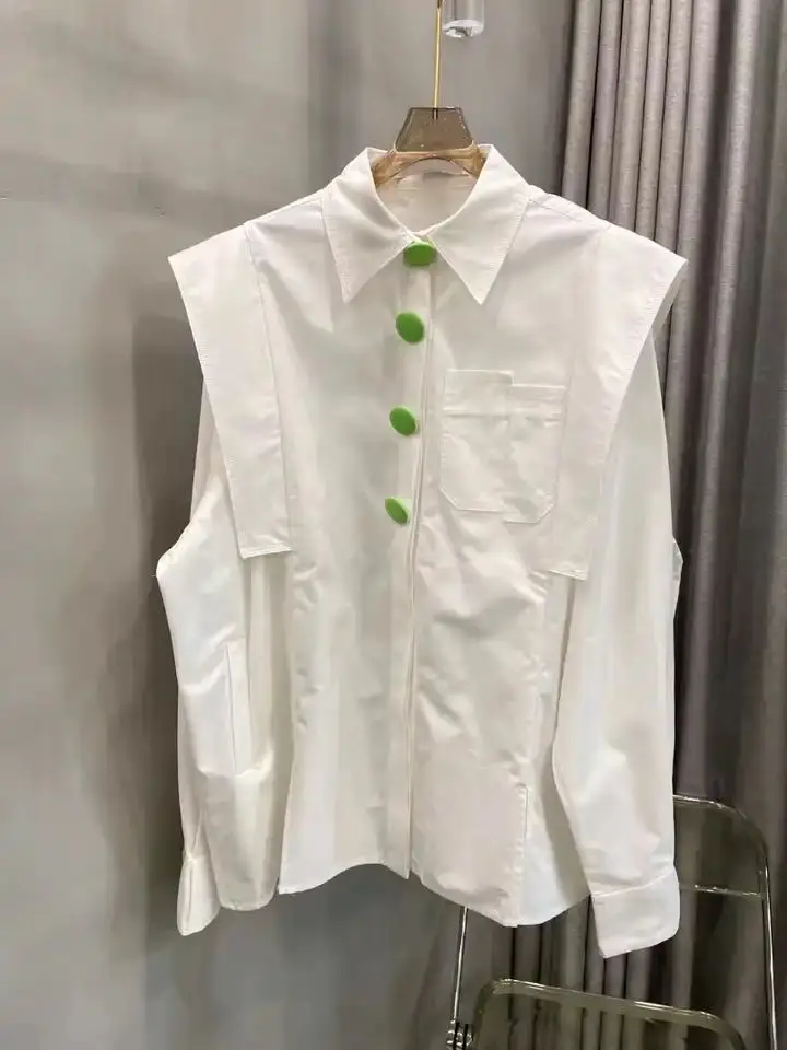 Luxury Designer Tops for Women with Free Shipping 2023 Spring Loose Casual Oversized Camisas Y Blusas White Shirts Femme
Luxury Designer Tops for Women with Free Shipping 2023 Spring Loose Casual Oversized Camisas Y Blusas White Shirts Femme