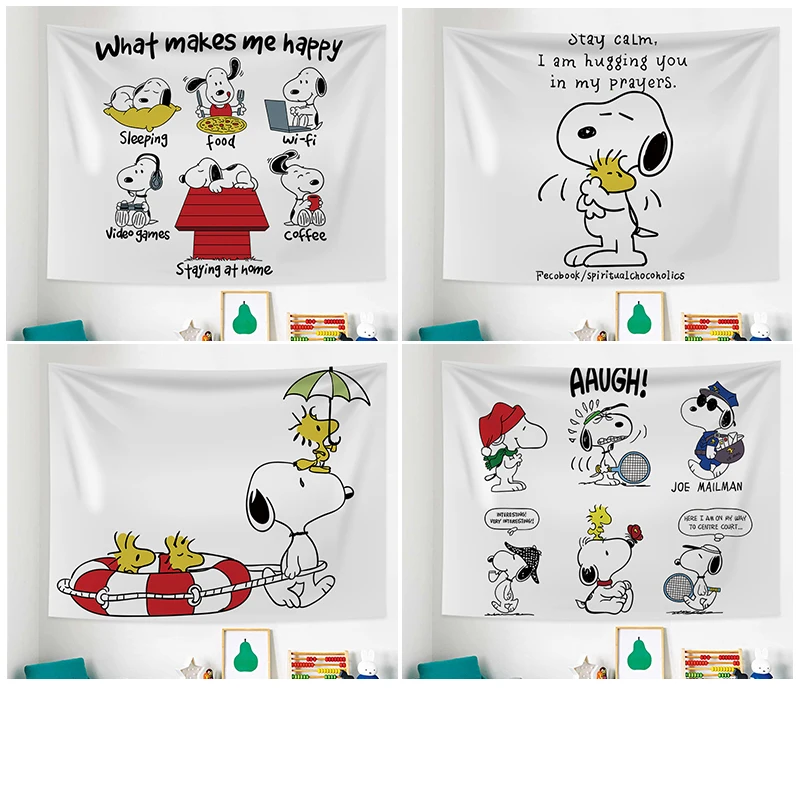 New Kawaii Plush Snoopy Background Cloth Ins Hanging Cloth Dormitory Layout Bedroom Room Bedside Decoration Wall Cloth Tapestry
New Kawaii Plush Snoopy Background Cloth Ins Hanging Cloth Dormitory Layout Bedroom Room Bedside Decoration Wall Cloth Tapestry