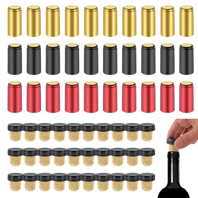 T Shaped Wine Corks Wine Bottle Stopper 60pcs Reusable Wine Bottle Stopper Sealing Plug Bottle Caps Cork Wine Stoppers For DIY
T Shaped Wine Corks Wine Bottle Stopper 60pcs Reusable Wine Bottle Stopper Sealing Plug Bottle Caps Cork Wine Stoppers For DIY