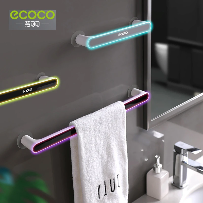 Ecoco Towel Bar Wall-mounted Bathroom Towel Organizer Storage Rack Does Not Take Up Space Towels Rack for Bathroom Accessories
Ecoco Towel Bar Wall-mounted Bathroom Towel Organizer Storage Rack Does Not Take Up Space Towels Rack for Bathroom Accessories