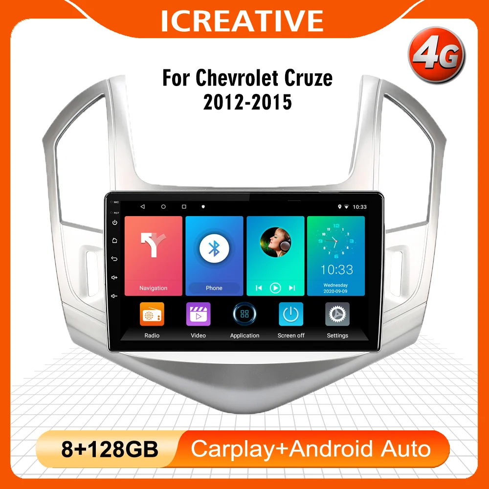 For Chevrolet Cruze 2012-2015 2 Din Car Radio 4G Carplay Android 9 Inch Touch Screen GPS Navigation Multimedia Player With Frame
For Chevrolet Cruze 2012-2015 2 Din Car Radio 4G Carplay Android 9 Inch Touch Screen GPS Navigation Multimedia Player With Frame