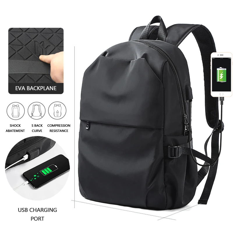 Large Capacity 17inch Laptop Men Mocila USB Charging Oxford Waterproof Simple Multifunction Backpack Commute Casual Youth Bag
Large Capacity 17inch Laptop Men Mocila USB Charging Oxford Waterproof Simple Multifunction Backpack Commute Casual Youth Bag