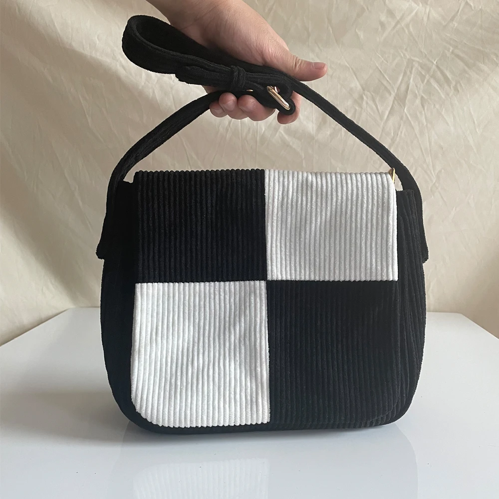 Fashion Splicing Plaid Women's Bag Shoulder Bag Luxury Designer Handbag Cotton MEDIOW Niche Brand Tote Satchels Hasp Soft
Fashion Splicing Plaid Women's Bag Shoulder Bag Luxury Designer Handbag Cotton MEDIOW Niche Brand Tote Satchels Hasp Soft