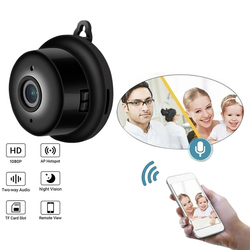V380 Mini Wifi IP Camera HD 1080P Wireless Indoor Camera Nightvision Two Way Audio Motion Detection Baby Monitor
V380 Mini Wifi IP Camera HD 1080P Wireless Indoor Camera Nightvision Two Way Audio Motion Detection Baby Monitor