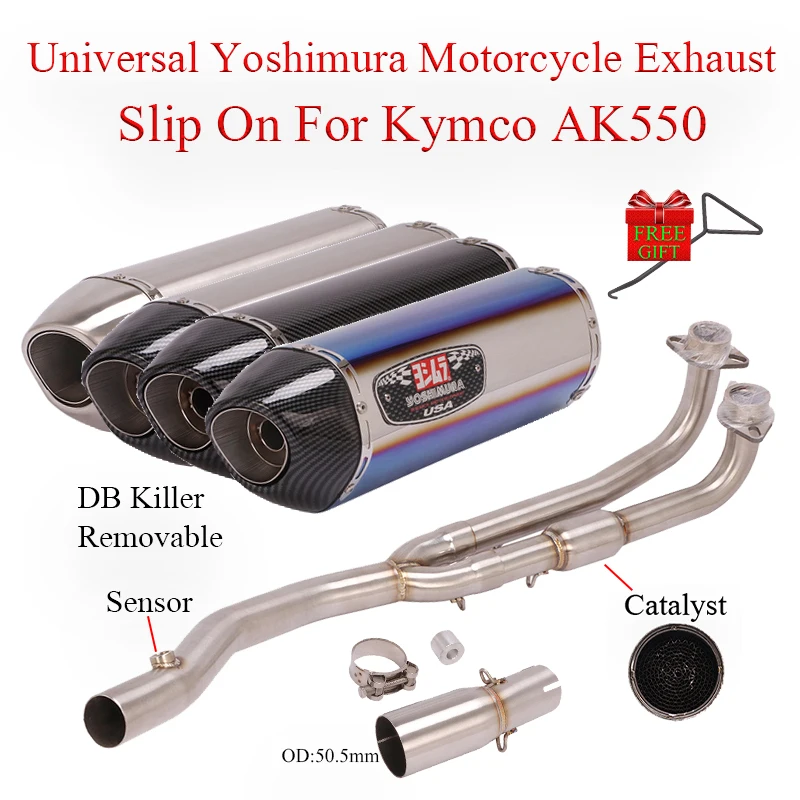 Универсальный глушитель выхлопных газов Yoshimura для мотоцикла Kymco AK550 550 
Универсальный глушитель выхлопных газов Yoshimura для мотоцикла Kymco AK550 550