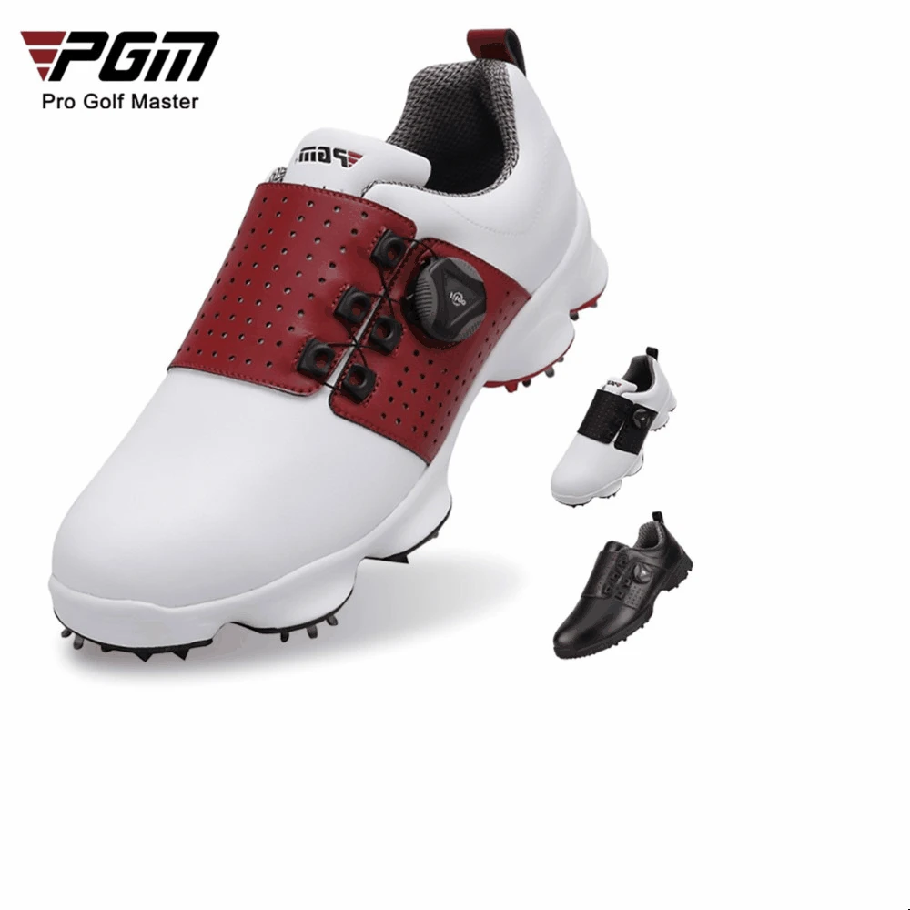 PGM Men Golf Movable Spike Shoes Antiskid Waterproof Breathable Swivel Laces Golf Sneakers Nail Non-Slip Golf Shoes
PGM Men Golf Movable Spike Shoes Antiskid Waterproof Breathable Swivel Laces Golf Sneakers Nail Non-Slip Golf Shoes