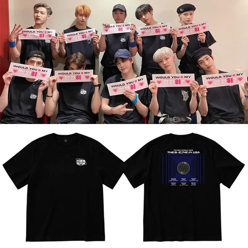 Harajuku T Shirt K Pop Kpop THE BOYZ THE B-ZONE T-shirt Women Ullzang Korean Style Graphic Tee Shirts Streetwear Hip Hop Tshirt
Harajuku T Shirt K Pop Kpop THE BOYZ THE B-ZONE T-shirt Women Ullzang Korean Style Graphic Tee Shirts Streetwear Hip Hop Tshirt