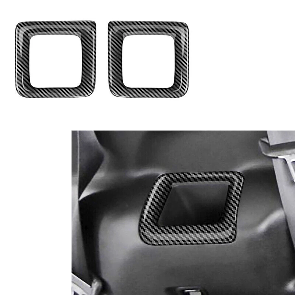 Car Stickers Rear Watercup Trim 2pcs ABS Carbon Fiber Black Durable Practical For Outlander 2022+ Fashion Decor
Car Stickers Rear Watercup Trim 2pcs ABS Carbon Fiber Black Durable Practical For Outlander 2022+ Fashion Decor