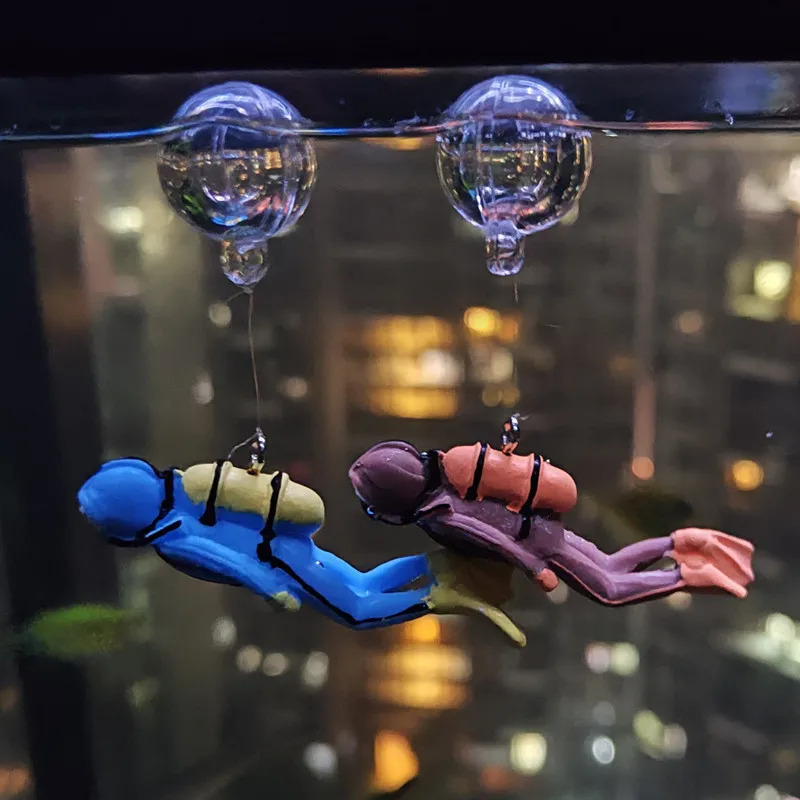 Aquarium Decoration Resin Floating Diver Fish Tank Floating Decoration Under the Water Set Underwater World Small Floating Ball
Aquarium Decoration Resin Floating Diver Fish Tank Floating Decoration Under the Water Set Underwater World Small Floating Ball