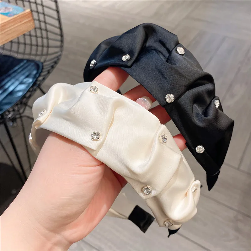 Crystal Fold Hairbands For Women Korea Headband For Girls Hair Accessories Hair Band Floar Crown Headbands Head Wrap
Crystal Fold Hairbands For Women Korea Headband For Girls Hair Accessories Hair Band Floar Crown Headbands Head Wrap