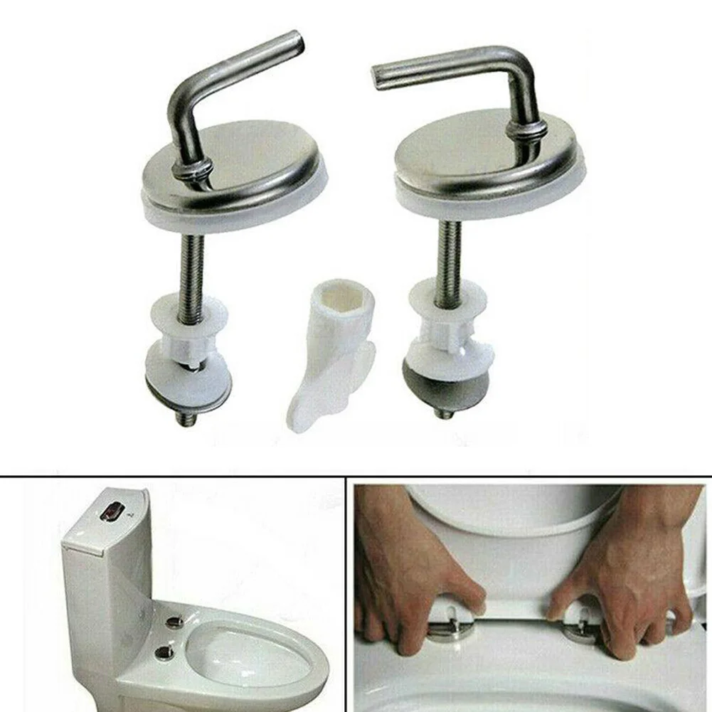 Hinges Toilet Cover Durable For Tile 2pcs Toilet Seat Fix Fitting High Quality Replacement Hinges Stainless Steel
Hinges Toilet Cover Durable For Tile 2pcs Toilet Seat Fix Fitting High Quality Replacement Hinges Stainless Steel