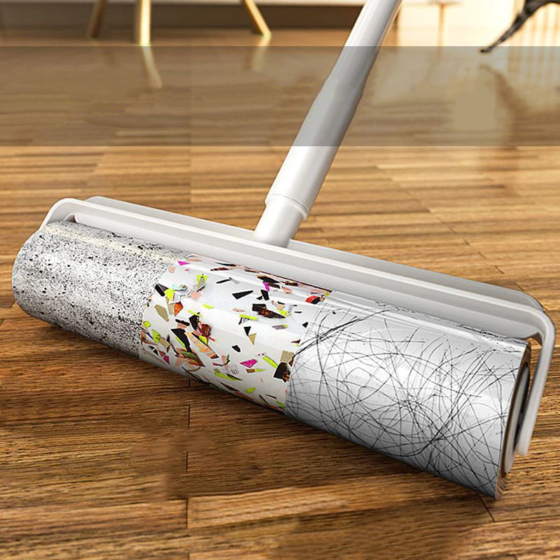 Portable Dust Remover Mop Clothes Carpets Floor Dust Pet Fur Lint Roller Adjustable Long Handle Hair Sticky with Paper Rolls
Portable Dust Remover Mop Clothes Carpets Floor Dust Pet Fur Lint Roller Adjustable Long Handle Hair Sticky with Paper Rolls