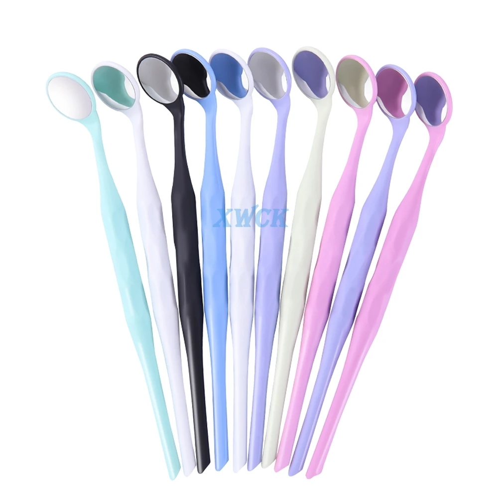 10pcs/Box Dental Double Sided Mouth Mirrors Autoclavable Surface Exam Reflectors With Handle With Random Colors
10pcs/Box Dental Double Sided Mouth Mirrors Autoclavable Surface Exam Reflectors With Handle With Random Colors