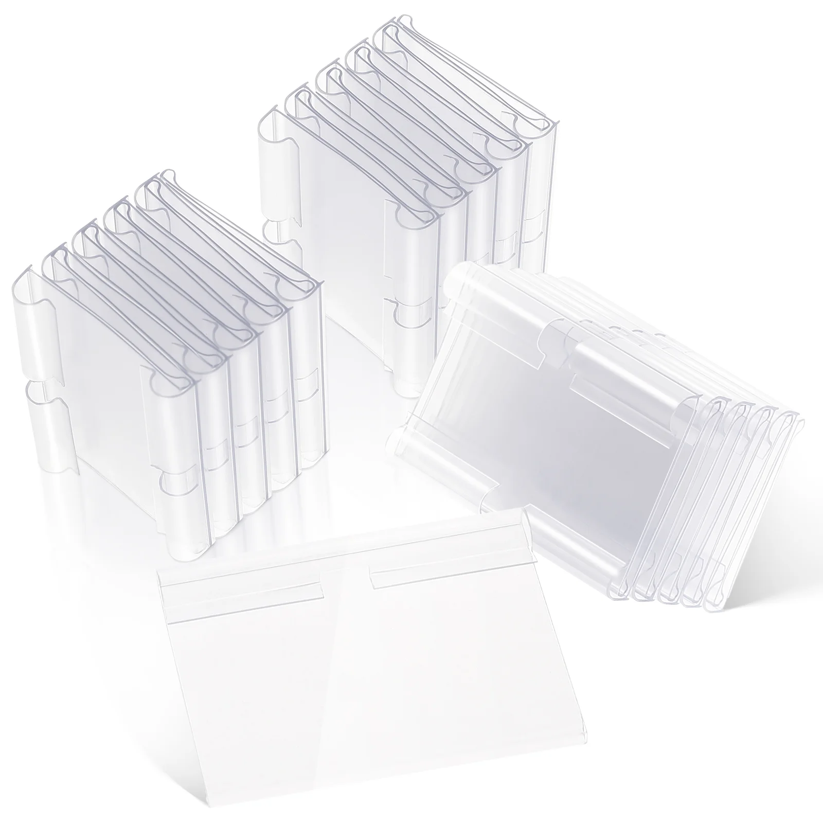 60 Pcs Transparent Clear Clip-on Easy To Use Shelf Retail Tags Label Holders Shelf Labels Labels Stands Tags Holders
60 Pcs Transparent Clear Clip-on Easy To Use Shelf Retail Tags Label Holders Shelf Labels Labels Stands Tags Holders