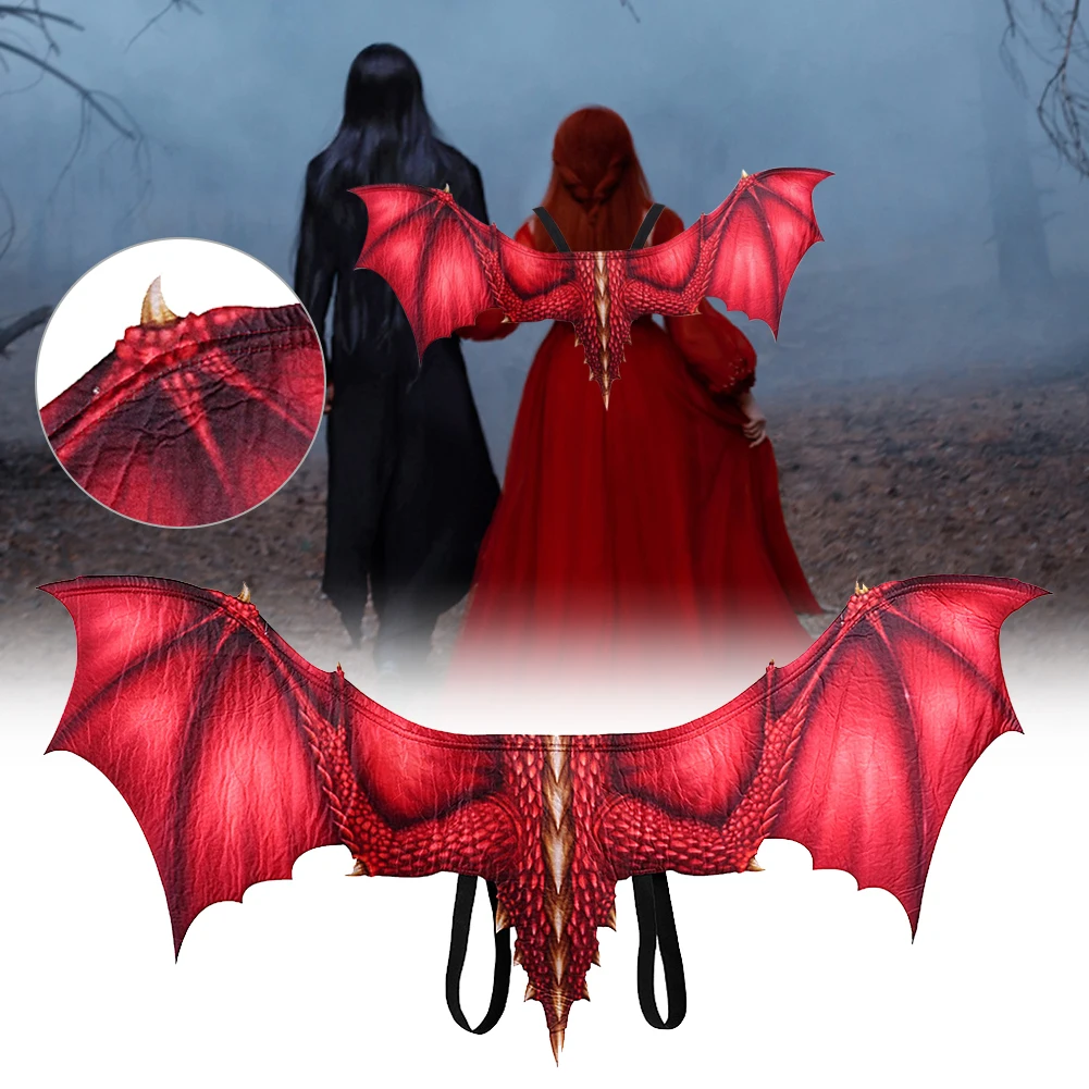 Halloween Decoration Dragon Wings Adults Costume Cosplay Non-Woven Wing with Elastic Bands Cosplay Props Party Accessories
Halloween Decoration Dragon Wings Adults Costume Cosplay Non-Woven Wing with Elastic Bands Cosplay Props Party Accessories