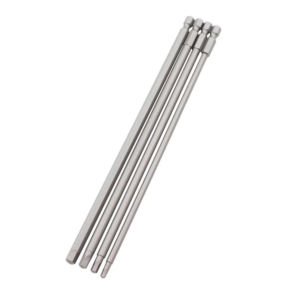 4pcs 200mm Long 1/4 Hex Shank Screwdriver Bits Set Magnetic Head Screw Driver Electric Screwdriver Bits Hand Tools 3/4/5/6mm
4pcs 200mm Long 1/4 Hex Shank Screwdriver Bits Set Magnetic Head Screw Driver Electric Screwdriver Bits Hand Tools 3/4/5/6mm