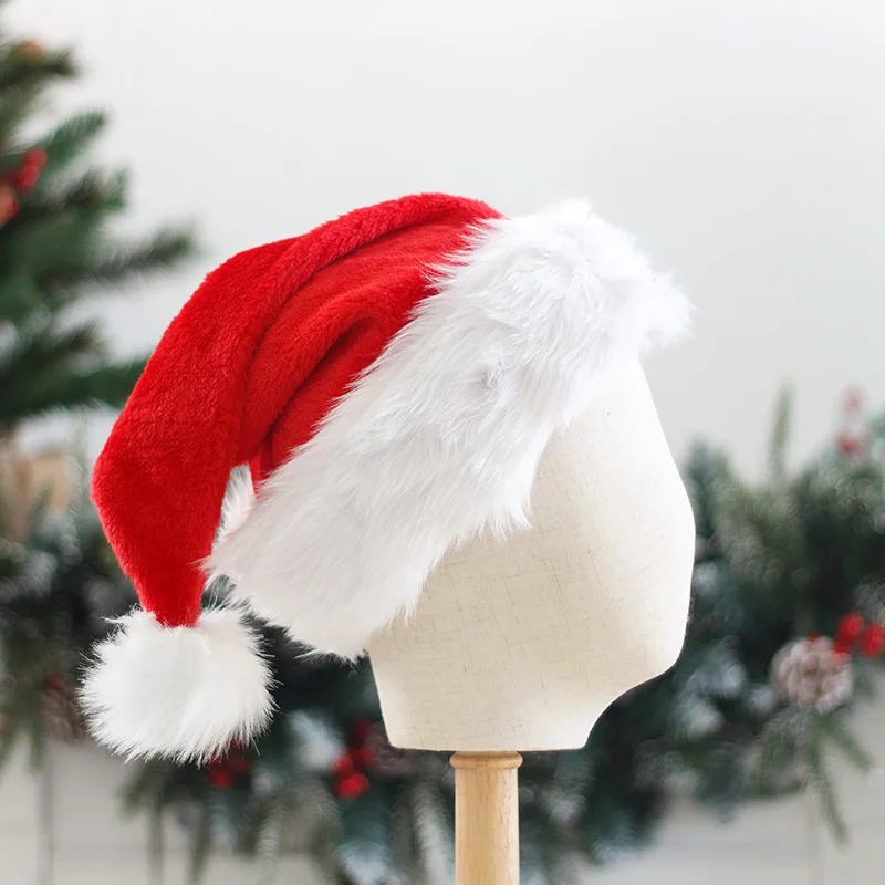 High Quality Christmas Santa Claus Red Hats Caps Thicken For Adult And Children Xmas Decor New Year's Gifts Home Party Supplies
High Quality Christmas Santa Claus Red Hats Caps Thicken For Adult And Children Xmas Decor New Year's Gifts Home Party Supplies