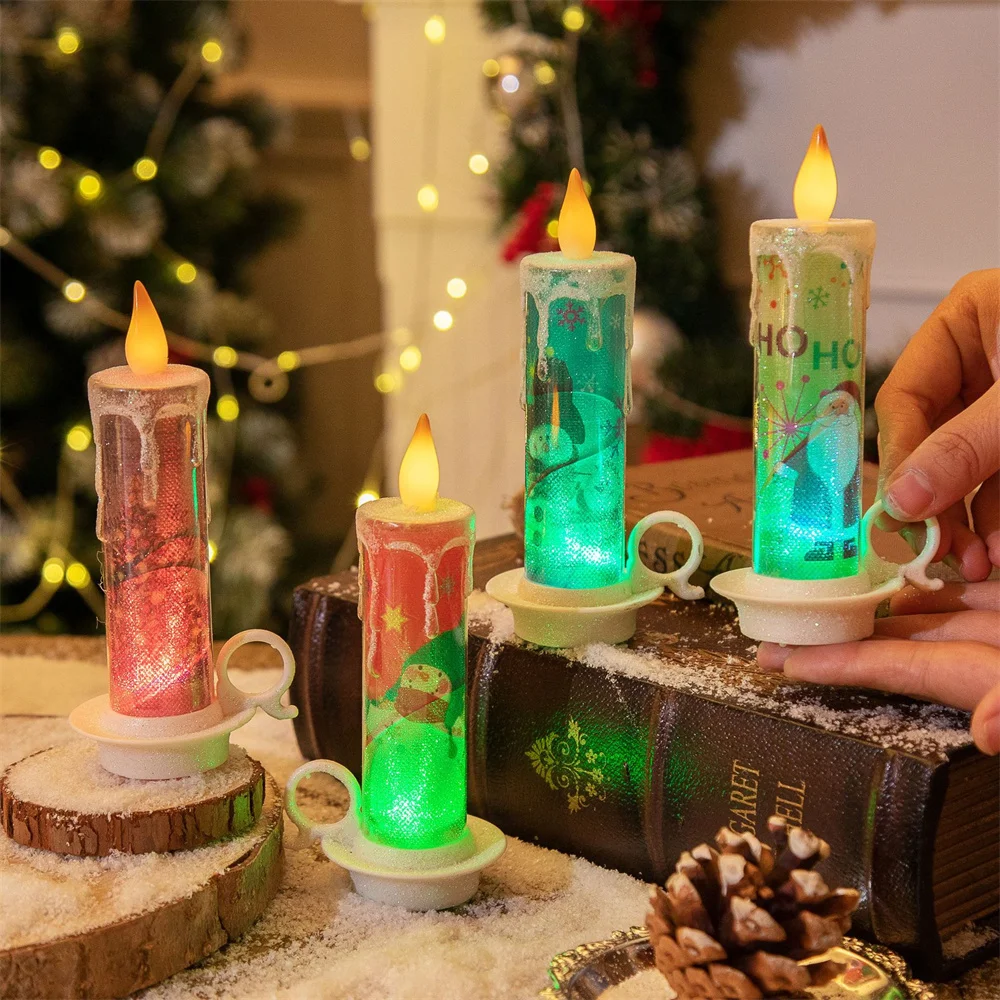 Christmas Light Ornaments Simulation Feel Comfortable Led Candle Quality Gorgeous Decoration Desktop Decorations Candlelight
Christmas Light Ornaments Simulation Feel Comfortable Led Candle Quality Gorgeous Decoration Desktop Decorations Candlelight