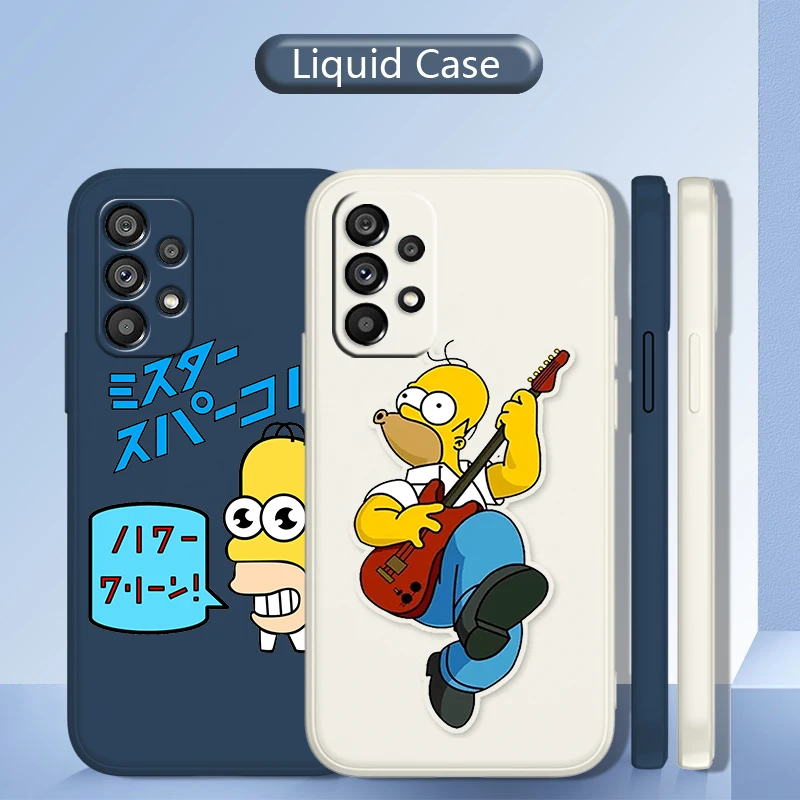 The Cartoon Simpsons Case For Samsung Galaxy A73 A72 A53 A33 A52 A32 A22 A71 A51 A21S 4G 5G Liquid Rope Phone Cover Coque Core
The Cartoon Simpsons Case For Samsung Galaxy A73 A72 A53 A33 A52 A32 A22 A71 A51 A21S 4G 5G Liquid Rope Phone Cover Coque Core