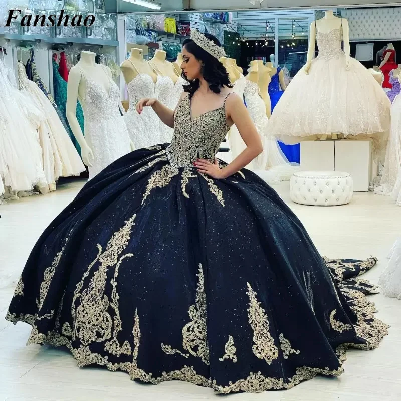 Fanshao wd779 Beaded Quinceanera Prom Dresses Long Sweep Spaghetti Straps Sweet 15 Masquerade Birthday Party Gowns
Fanshao wd779 Beaded Quinceanera Prom Dresses Long Sweep Spaghetti Straps Sweet 15 Masquerade Birthday Party Gowns